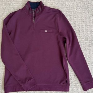 Brand new maroon Ted Baker 1/4 zip!